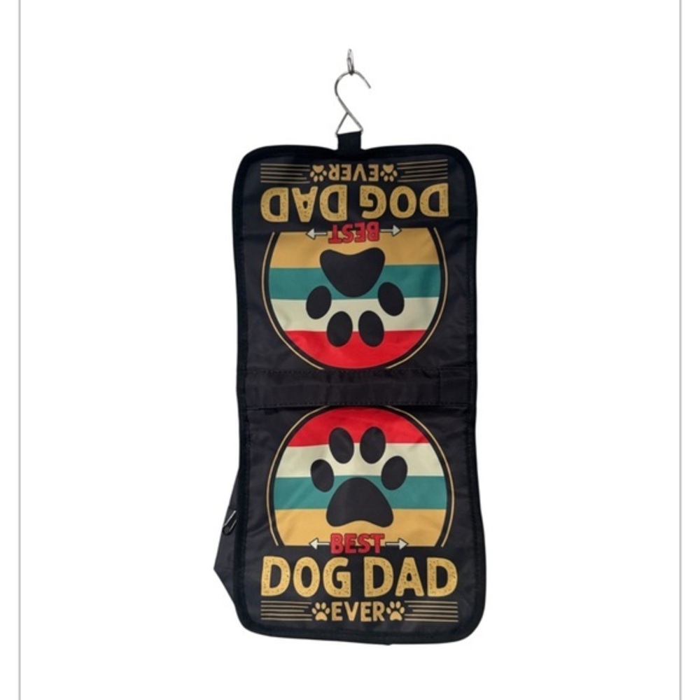 Best Dog Dad Ever Hanging Organizer travel bag